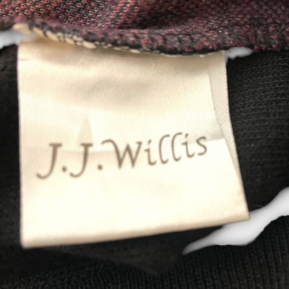 JJ WILLIS Argyle Print Sweater Men's XXL Black V-Neck Preppy Academia NWOT - Picture 8 of 9